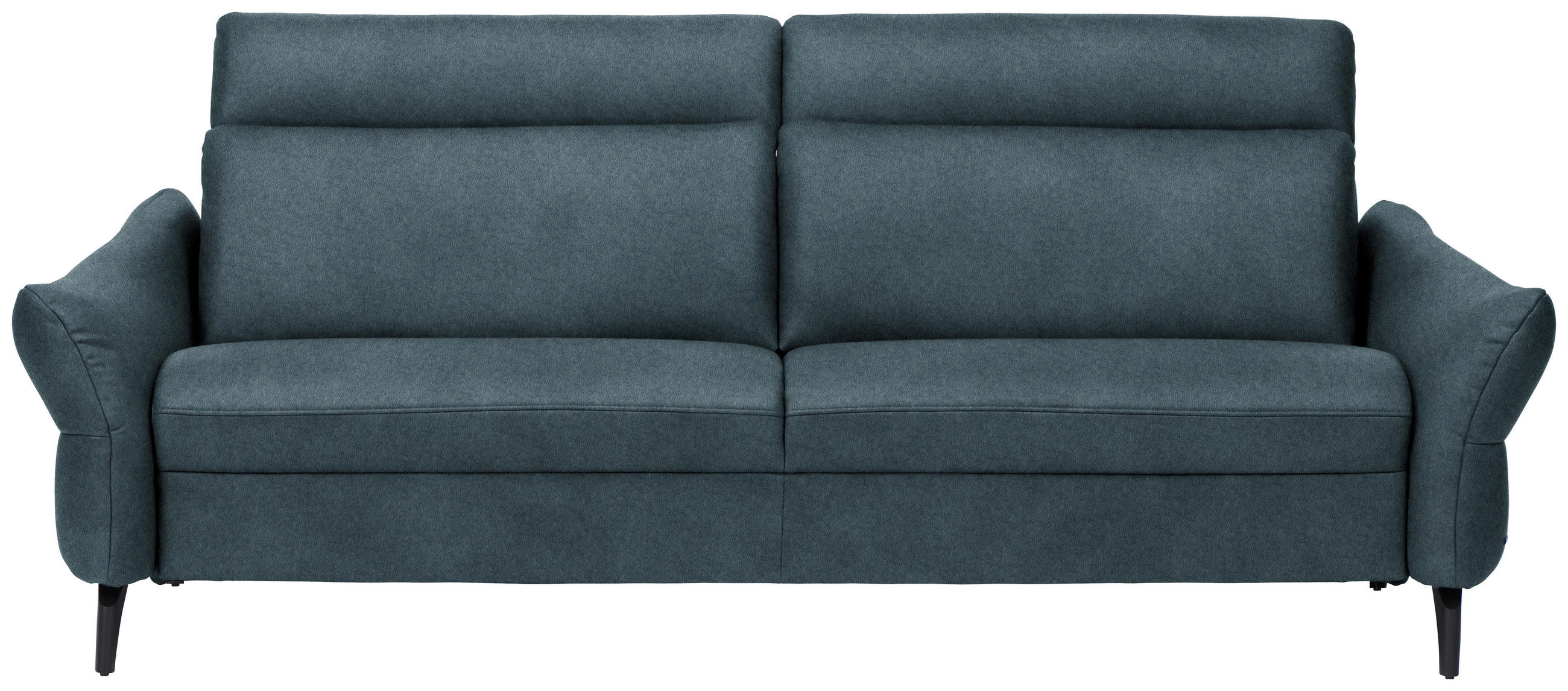3-SITZER-SOFA in Leder Petrol  - Anthrazit/Petrol, Design, Leder/Metall (227/92/97cm) - Himolla Komfortklass