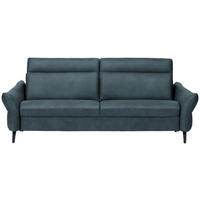 3-SITZER-SOFA in Leder Petrol  - Anthrazit/Petrol, Design, Leder/Metall (227/92/97cm) - Himolla Komfortklass