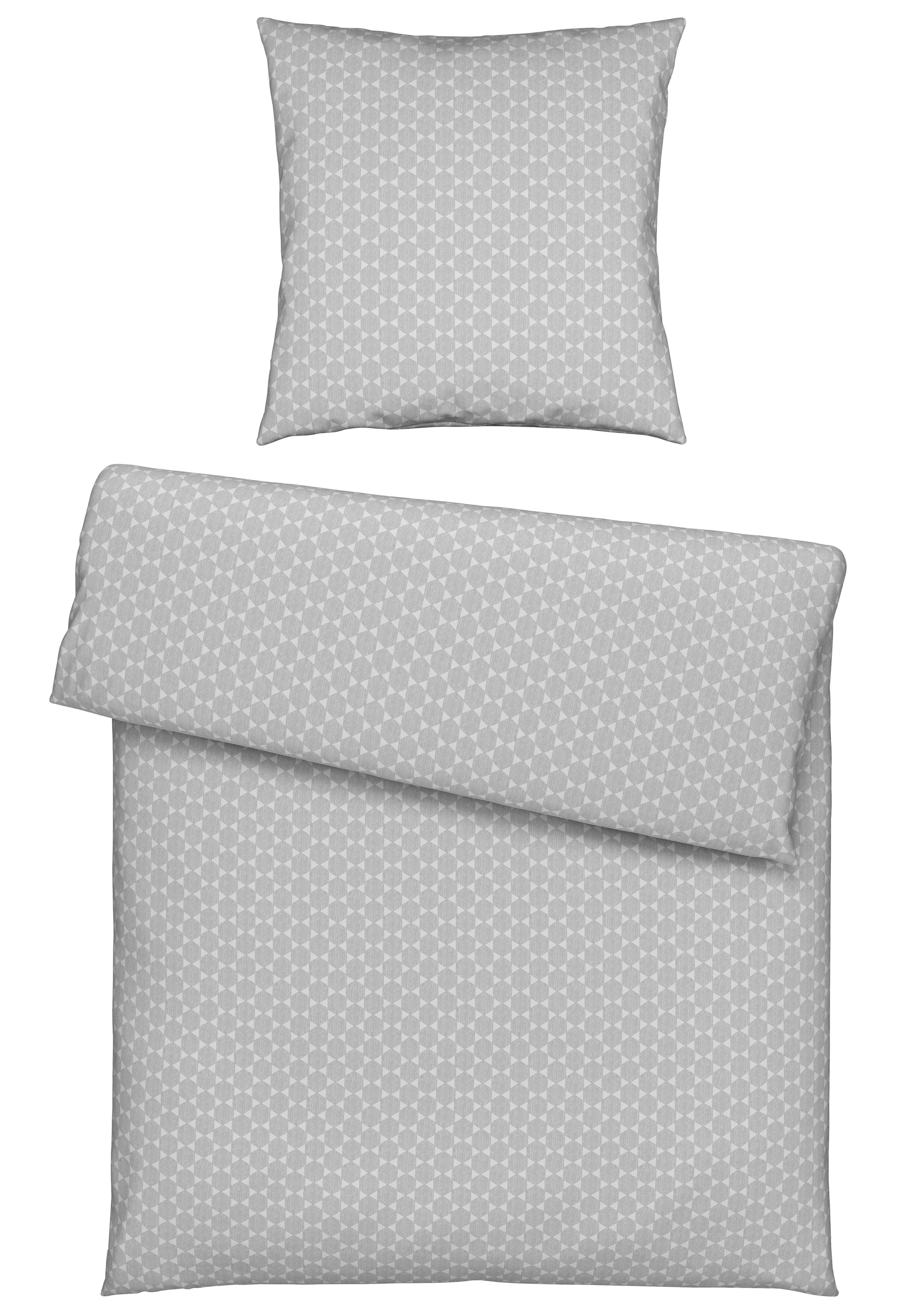 BETTWÄSCHE Renforcé  - Grau, KONVENTIONELL, Textil (135/200cm) - Boxxx