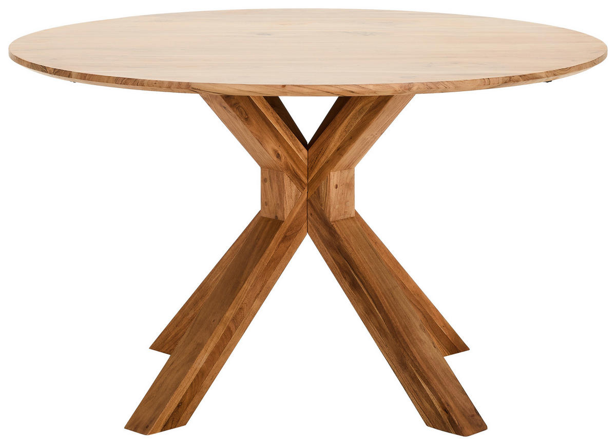 ESSTISCH in Holz 130/130/76 cm  - Akaziefarben, LIFESTYLE, Holz (130/130/76cm) - Landscape