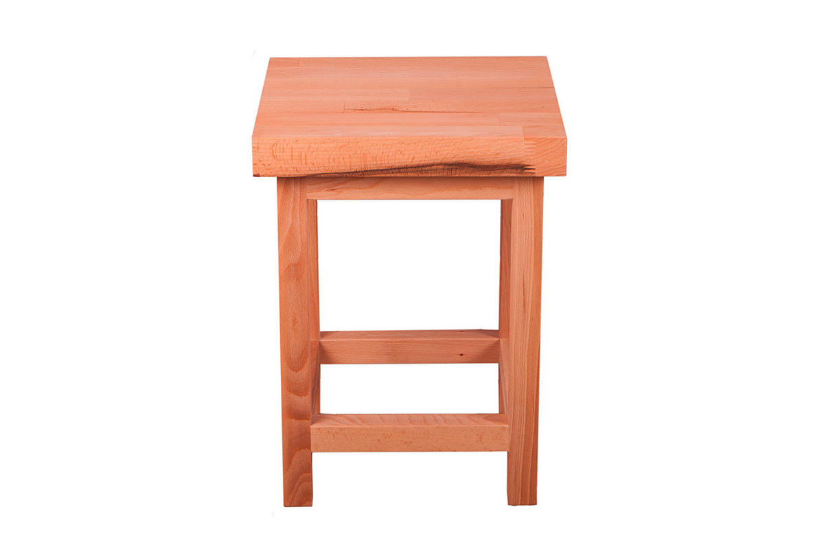 Universalhocker in  - Kernbuche, Basics, Holz (30/40/30cm) - Gardenson