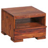 NACHTKÄSTCHEN in massiv Sheesham Sheeshamfarben  - Sheeshamfarben, KONVENTIONELL, Holz (40/30/40cm) - MID.YOU