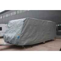 ZAKRÝVACÍ PLACHTA   - šedá, Basics, plast (460/220/250cm)