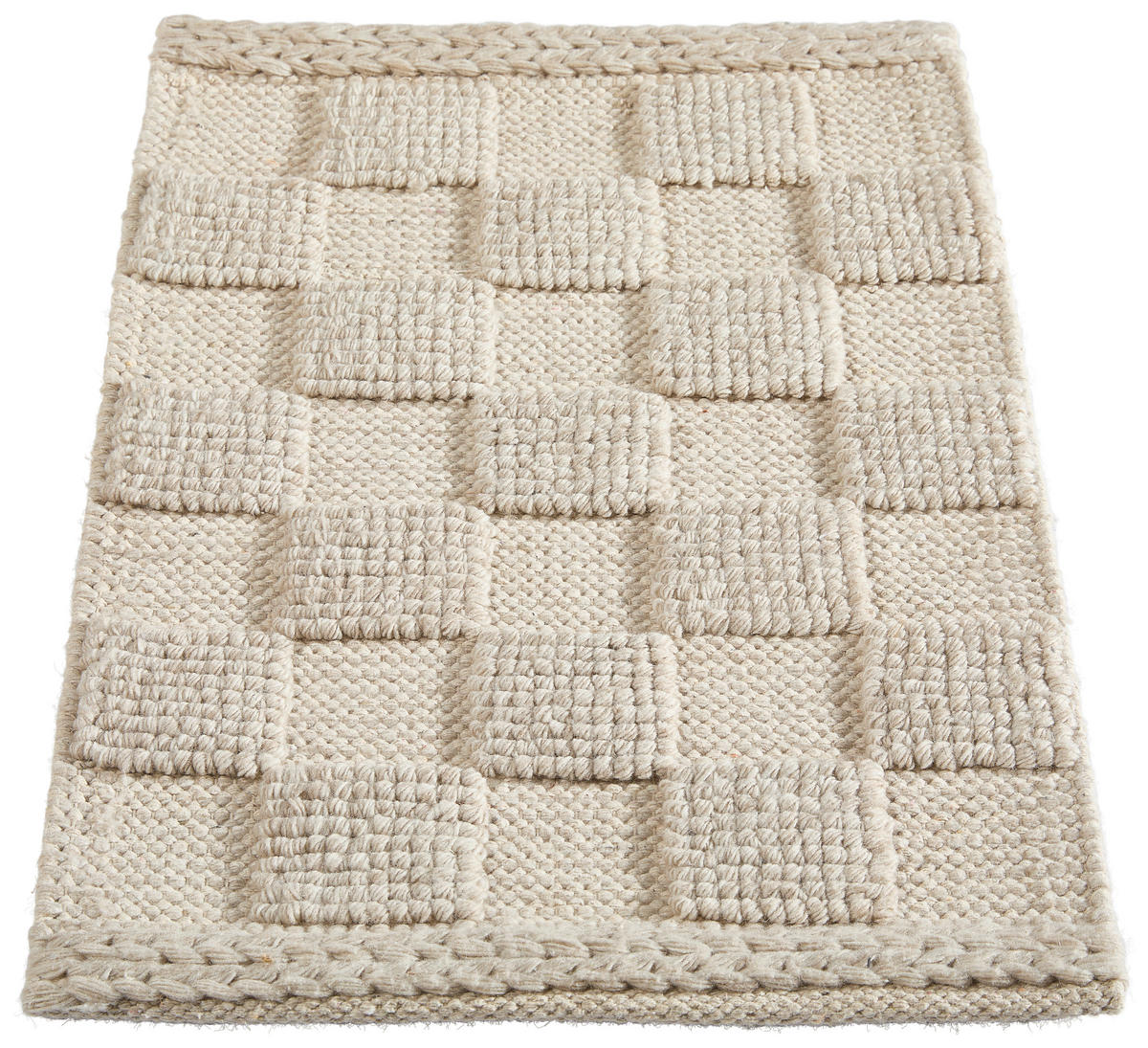 TEPPICH Wohnzimmer 40/60 cm Beige rechteckig  - Beige, Natur, Textil (40/60cm) - Boxxx