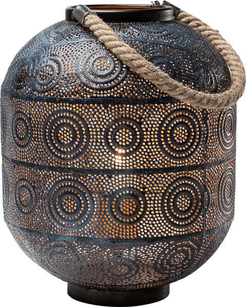 Bodenleuchte  - Anthrazit, LIFESTYLE, Textil/Metall (23/31/23cm) - Kare-Design