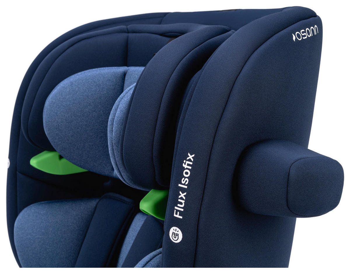 KINDERAUTOSITZ FLUX ISOFIX ECE R 129 i-SIZE  - Blau/Dunkelblau, Basics, Kunststoff/Textil (44/61,5/47cm) - Osann