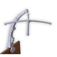 Niermann Mobilehalter zum klemmen  - Weiß, Basics, Kunststoff (27/40cm)