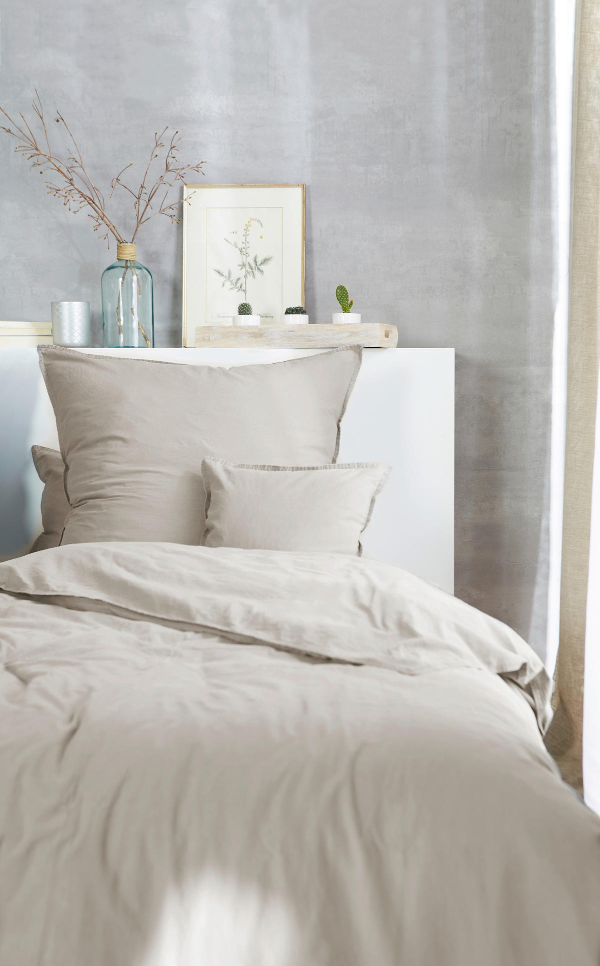 BETTWÄSCHE Renforcé 240/220 cm  - Beige, Basics, Textil (240/220cm)