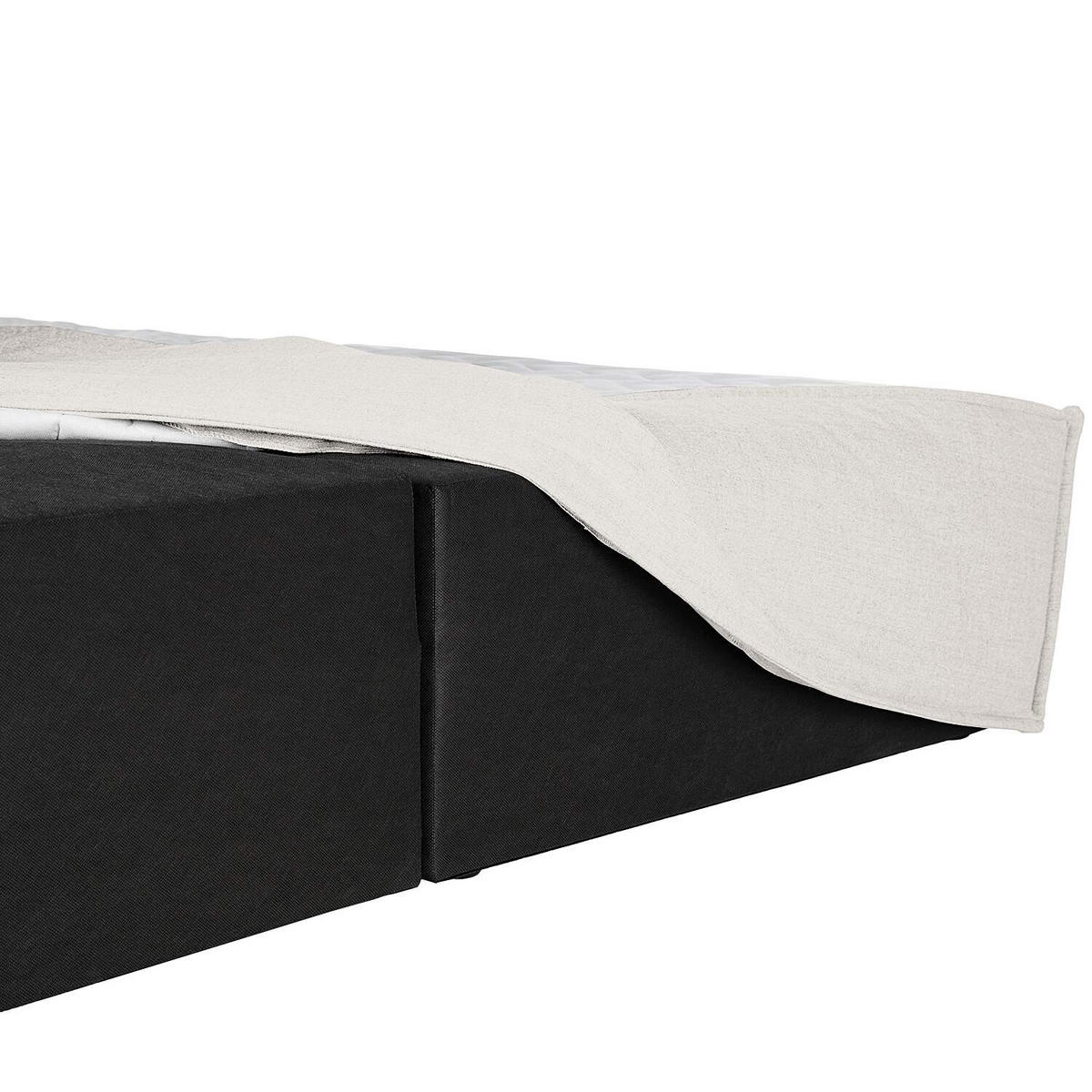 BOXSPRINGBETT 240/200 cm  in Creme  - Creme, Design, Textil (240/200cm) - home24