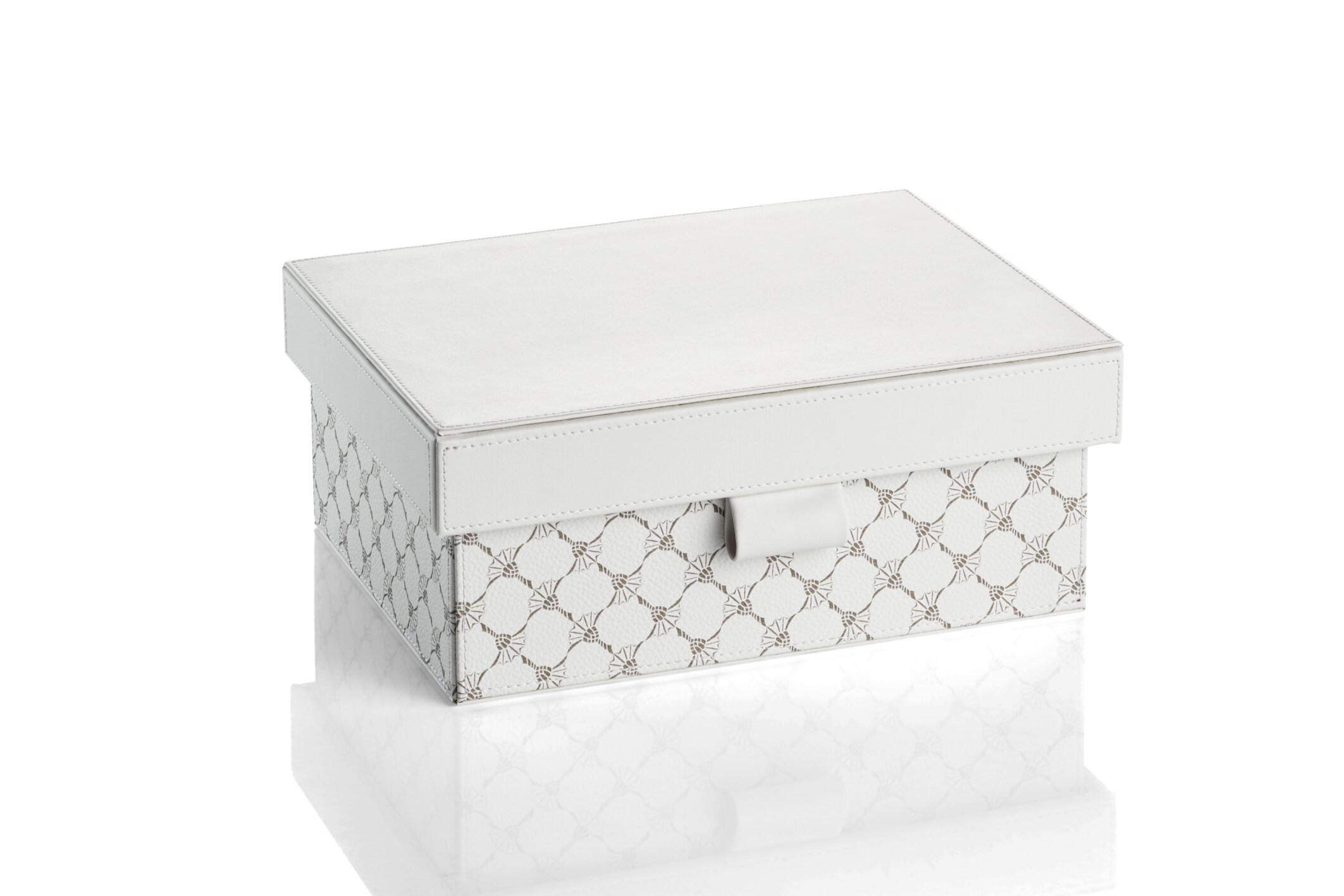 Joop! Dekobox Cornfloweraccessoires Weiß, Grau 18.5x24x10 cm