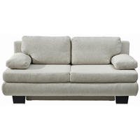 SCHLAFSOFA in Textil Beige  - Wengefarben/Beige, Design, Holz/Textil (203/94/100cm) - Novel