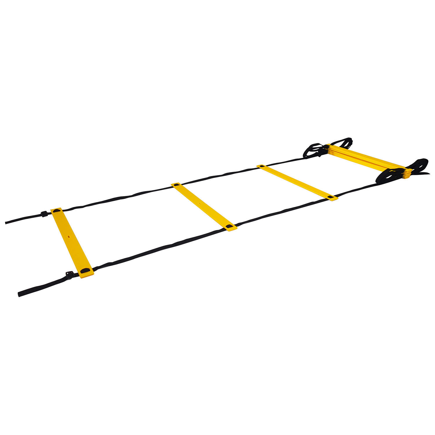 TRAININGSLEITER - Gelb/Schwarz, KONVENTIONELL, Kunststoff (450/50/5cm)