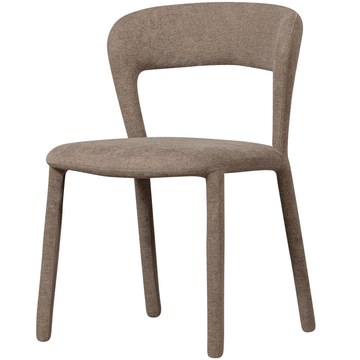 STUHL-SET 2 Stück  in Webstoff  - Taupe, MODERN, Textil (51/76/56cm) - Livetastic