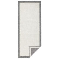 LÄUFER 80/250 cm Twin  - Creme/Grau, Design, Kunststoff (80/250cm)