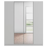 FALTTÜRENSCHRANK 181/210/54 cm 2-türig Grau  - Grau, Holzwerkstoff (181/210/54cm) - Rauch Möbel