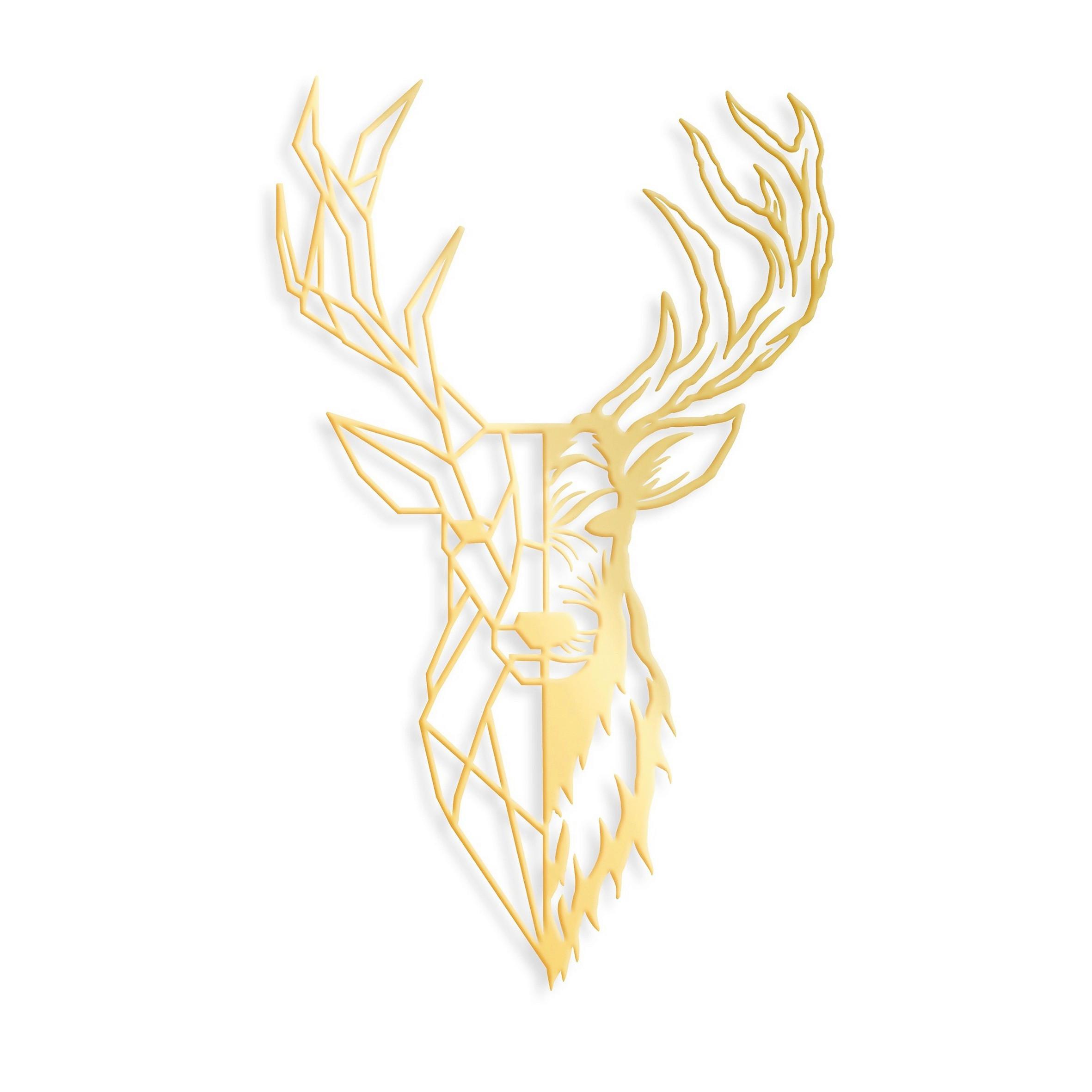 METALLBILD Goldfarben 42/70 cm  - Goldfarben, Basics, Metall (42/70cm) - X-Mas