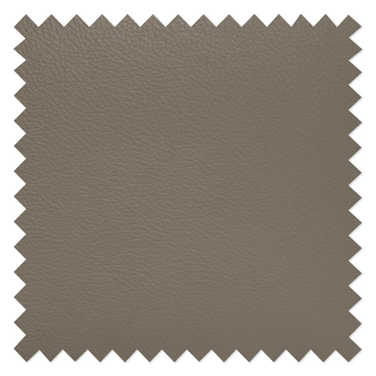 WOHNLANDSCHAFT in Lederlook Echtleder Taupe  - Taupe/Chromfarben, Design, Leder/Textil (175/315/208cm) - Livetastic