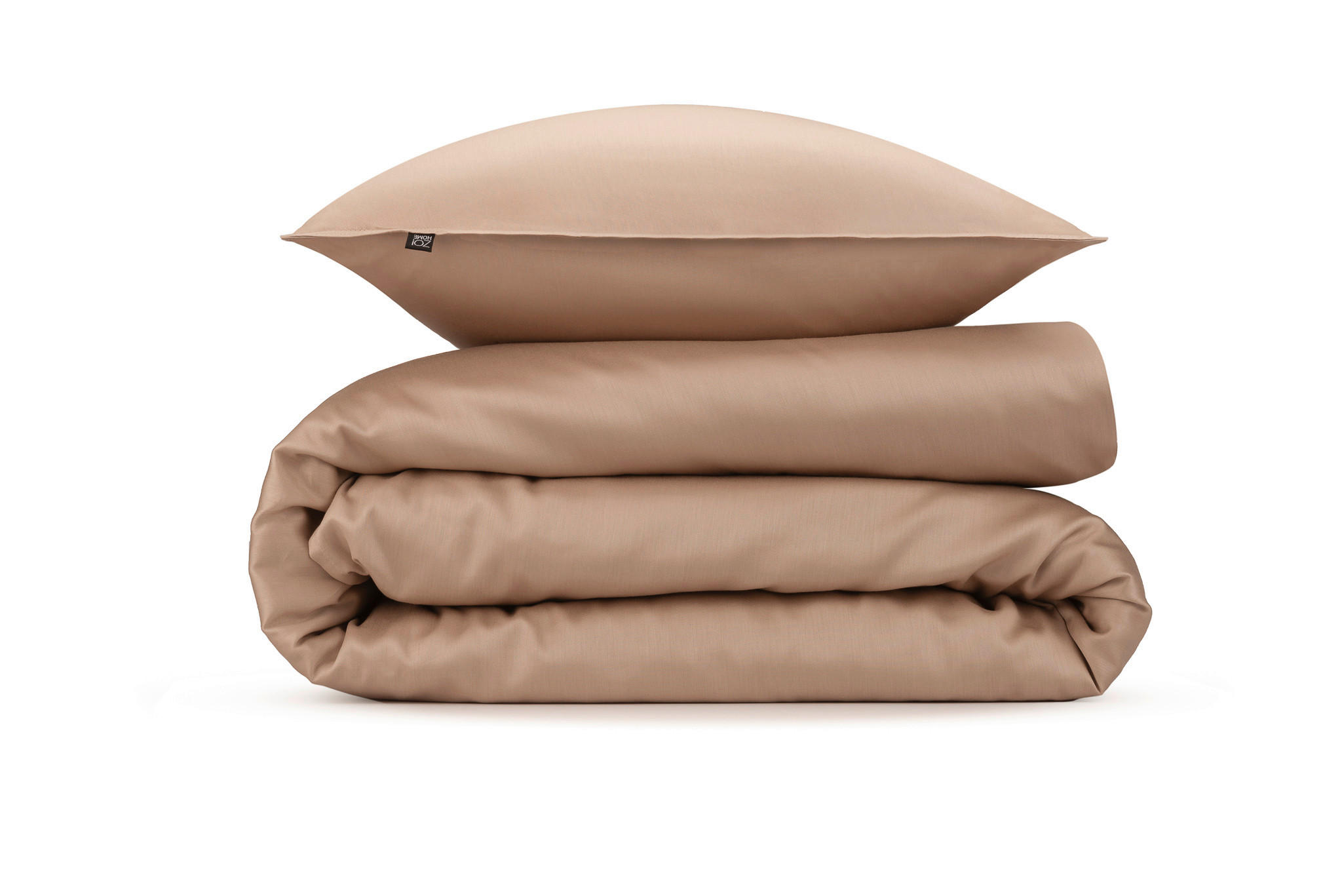 BETTWÄSCHE Satinado Makosatin 155/220 cm  - Braun, Basics, Textil (155/220cm)