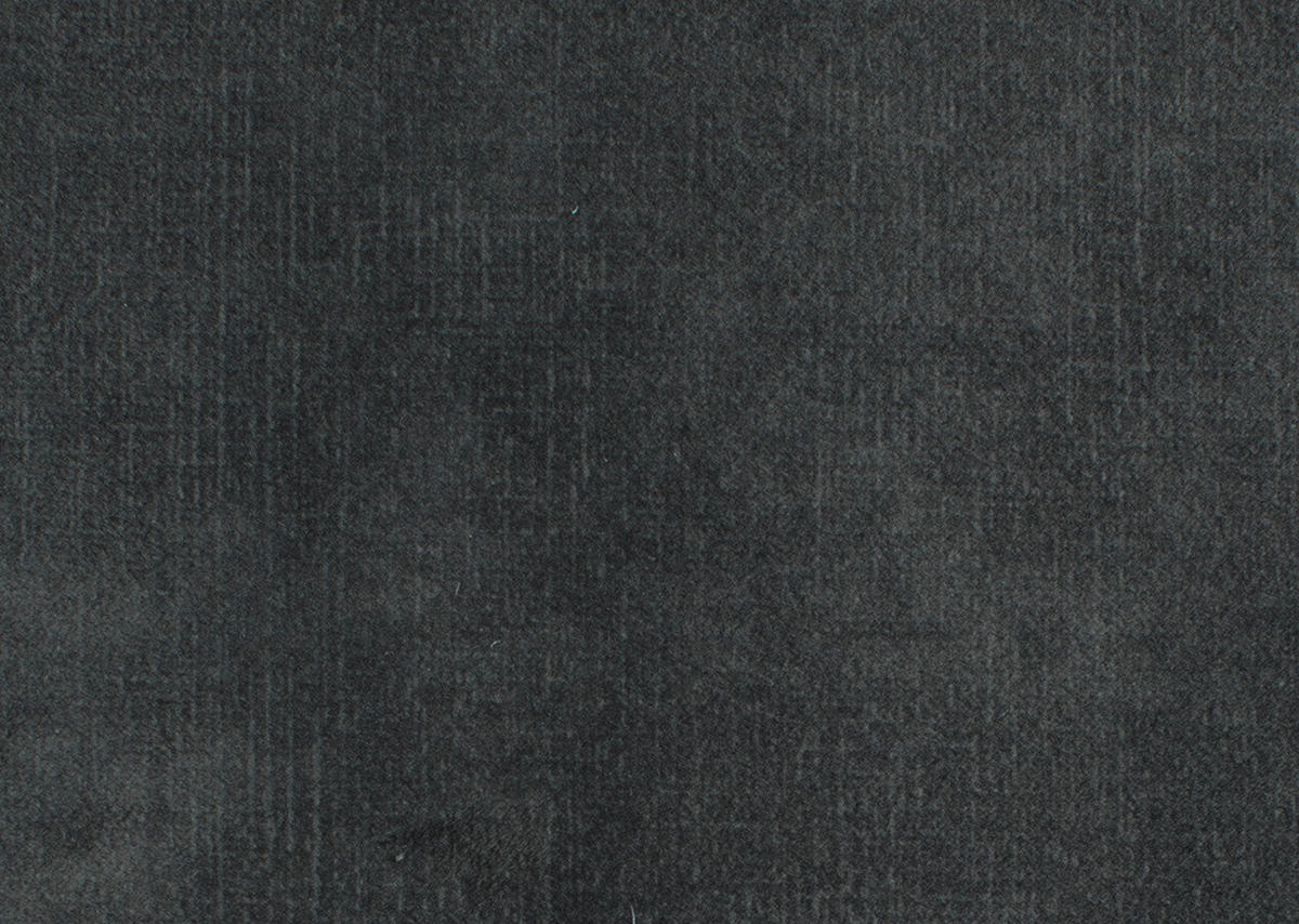 ECKSOFA in Velours Anthrazit  - Anthrazit/Schwarz, Design, Textil/Metall (180/310cm) - Dieter Knoll