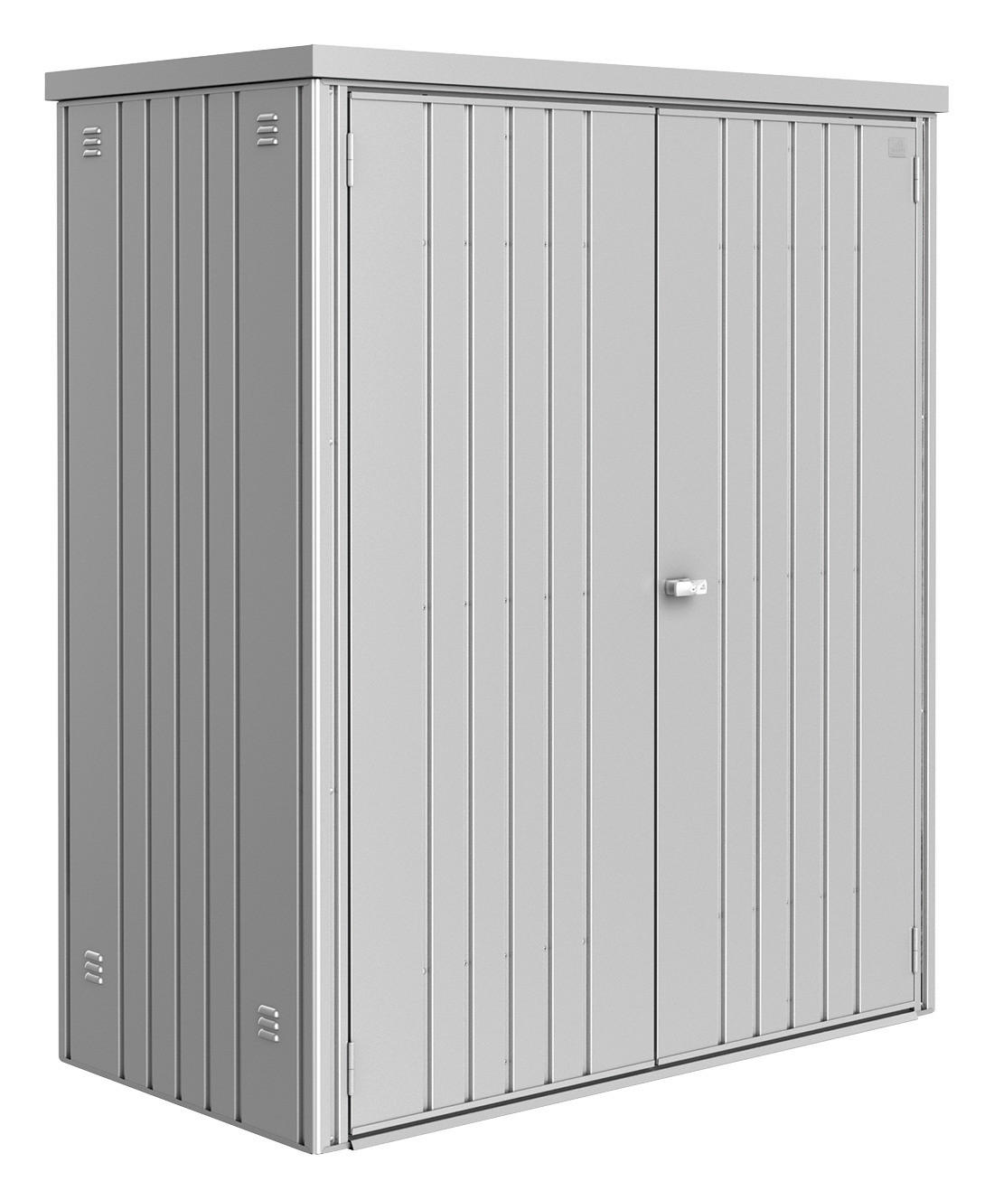 GERÄTESCHRANK 155/182,5/83 cm  - Silberfarben, Design, Metall (155/182,5/83cm) - Biohort