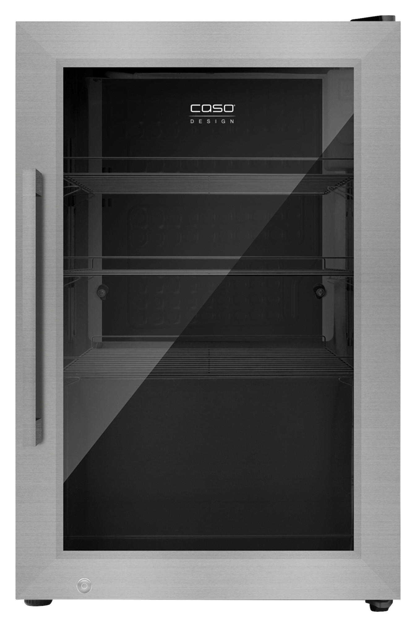 GETRÄNKEKÜHLSCHRANK 43/67,5/55,5 cm  - Edelstahlfarben, Basics, Glas/Metall (43/67,5/55,5cm) - CASO Design