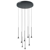 LED-HÄNGELEUCHTE SUSA 50/200 cm   - Schwarz, KONVENTIONELL, Metall (50/200cm) - Fabas Luce