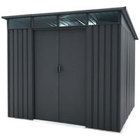 GERÄTEHAUS 238/203/278 cm  - Anthrazit, Basics, Metall (238/203/278cm)