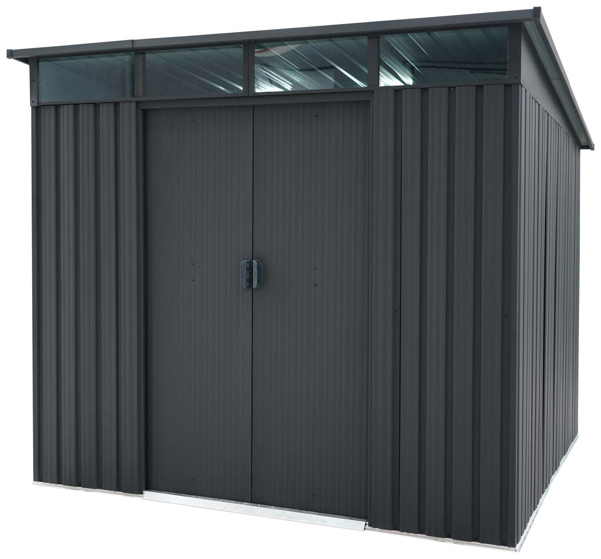 GERÄTEHAUS 238/203/278 cm  - Anthrazit, Basics, Metall (238/203/278cm)