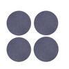 GLASUNDERLÄGG SET 4 delar 10 cm - blå, Basics, textil (10cm)