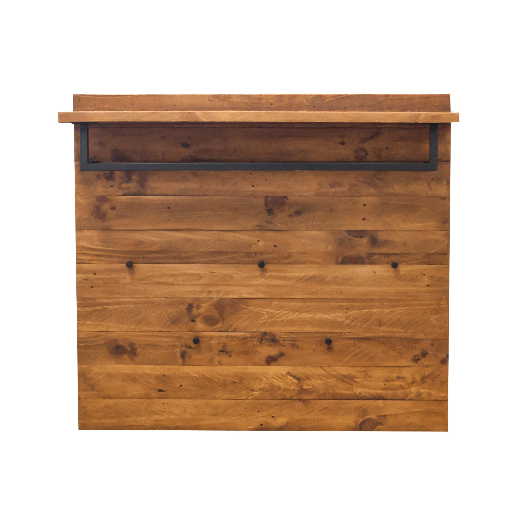 GARDEROBENPANEEL  in 100/90/30 cm  - Pinienfarben, Trend, Holz/Metall (100/90/30cm) - Ambia Home