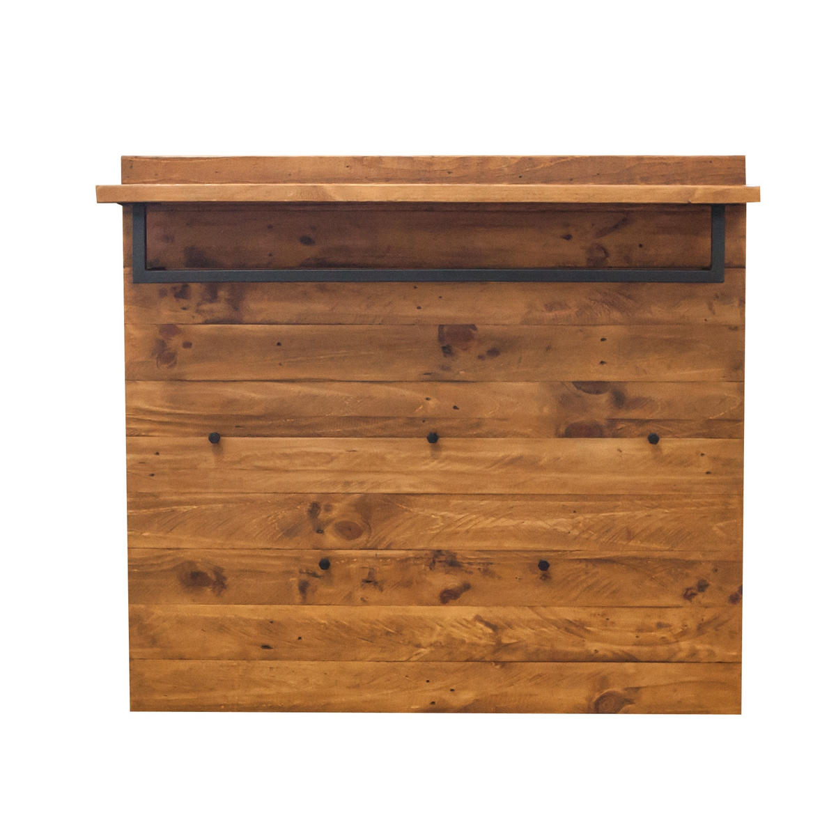 GARDEROBENPANEEL  in 100/90/30 cm  - Pinienfarben, Trend, Holz/Metall (100/90/30cm) - Ambia Home