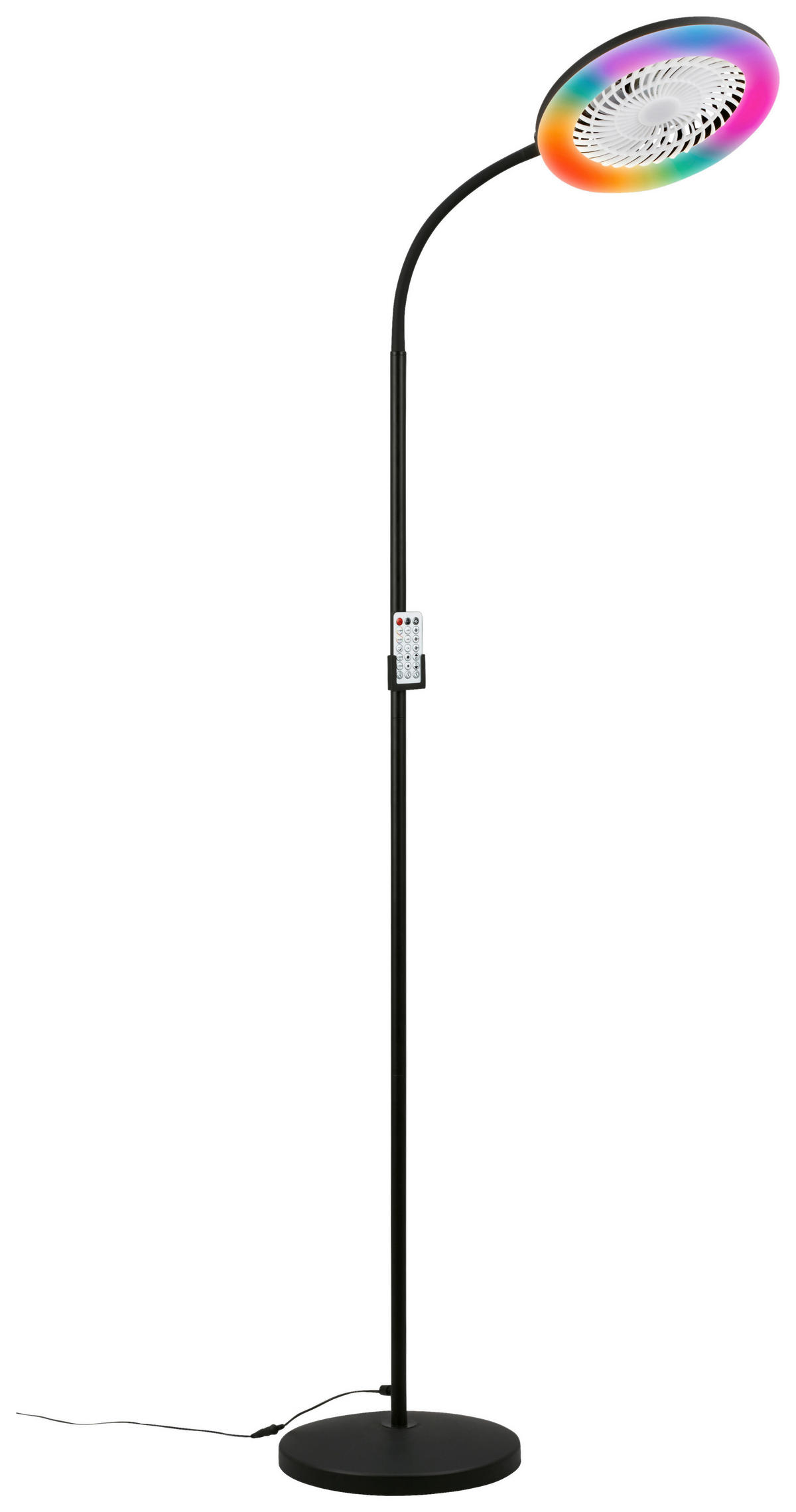 STOJANOVÝ VENTILÁTOR - čierna, Design, kov/plast (28/1850cm)