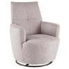 SESSEL Webstoff Hellrosa    - Hellrosa/Schwarz, Design, Textil/Metall (80/96/88cm) - SetOne by Musterring