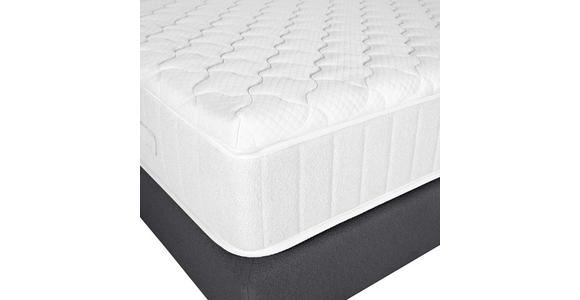 BOXSPRINGBETT 180/200 cm,  in Anthrazit, Topper, Matratzen, H3 = fest  - Anthrazit/Schwarz, Design, Holzwerkstoff/Textil (180/200cm) - Esposa