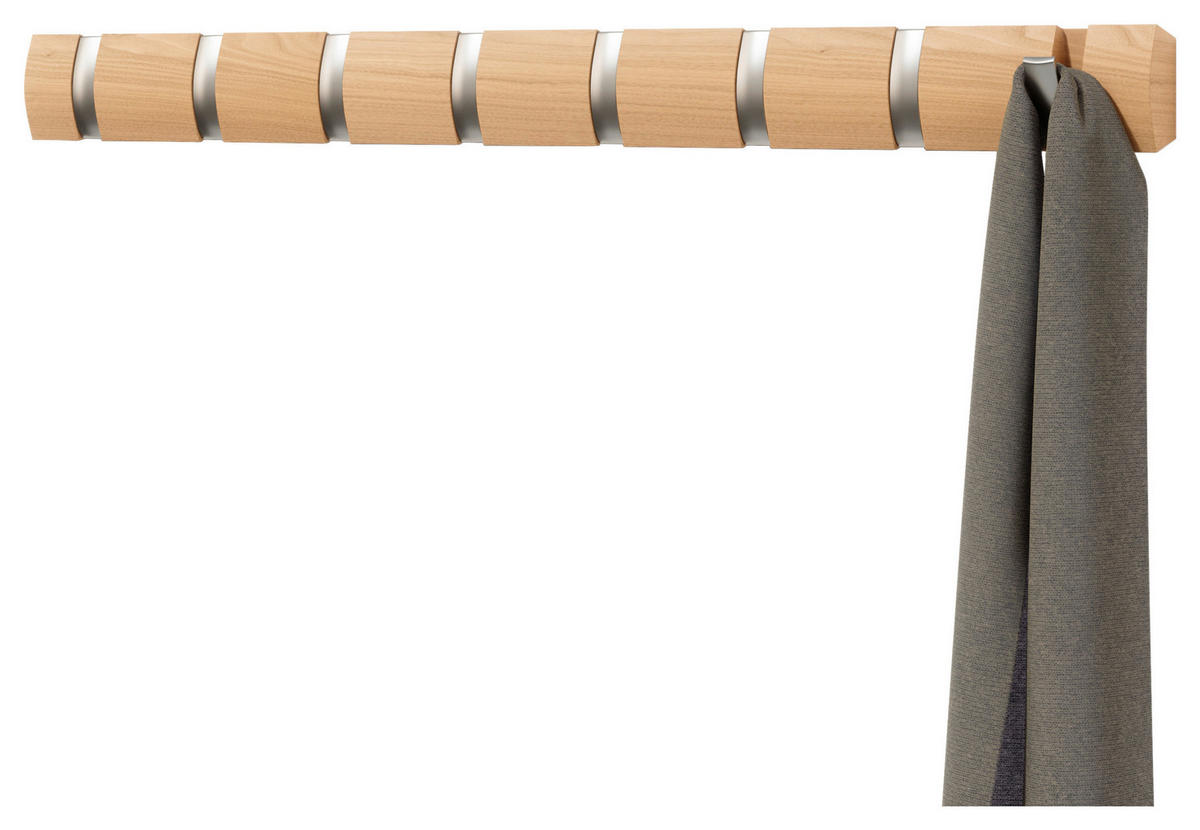 WANDGARDEROBE  in Esche Naturfarben  - Naturfarben, Design, Holz/Kunststoff (6,4/3,2/81,3cm) - Umbra