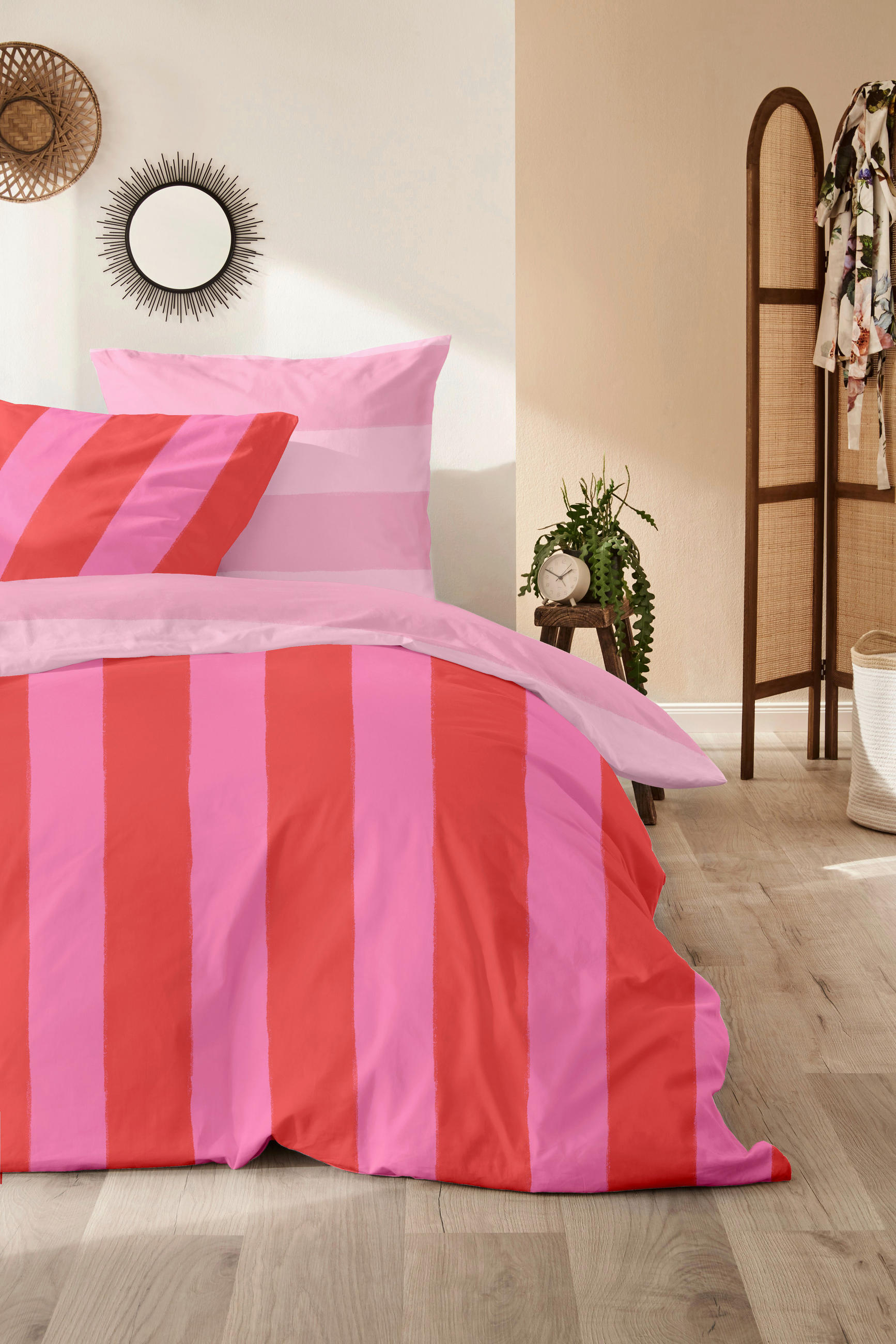 POVLEČENÍ, renforcé, růžová, 135/200 cm - růžová, Basics, textil (135/200cm)