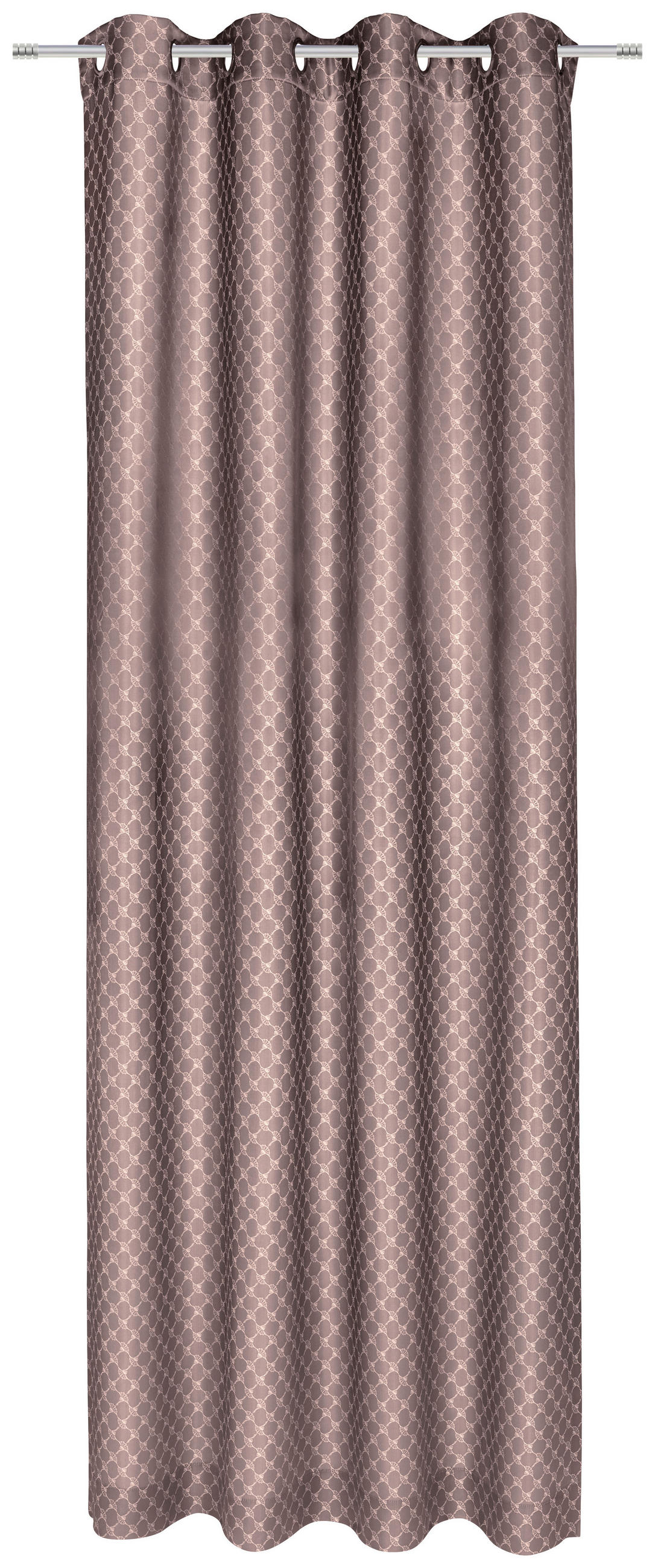 ÖSENVORHANG blickdicht  - Rosa, Design, Textil (140/250cm) - Joop!