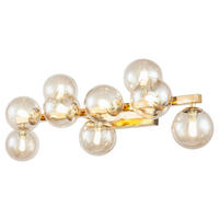 WANDLEUCHTE 66,5/22/22 cm  - Goldfarben, Basics, Glas/Metall (66,5/22/22cm) - MAYTONI
