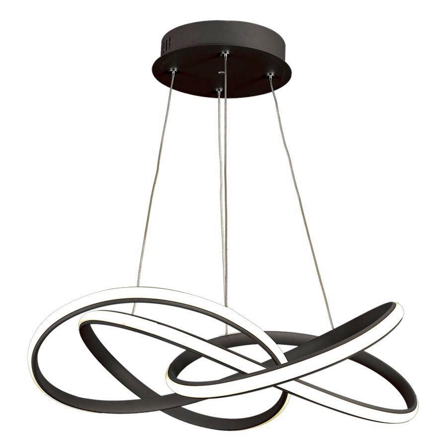 LAMPĂ SUSPENDATĂ  - negru, Basics, plastic/metal (58/150/58cm)