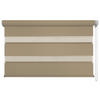 DOPPELROLLO 60/160 cm  - Braun, Design, Textil (60/160cm) - Homeware