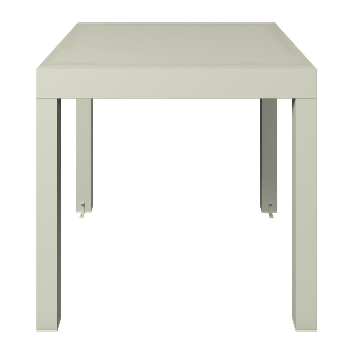BALKONTISCH  - Beige, MODERN, Glas/Metall (160/80/75/80cm) - Ambia Garden