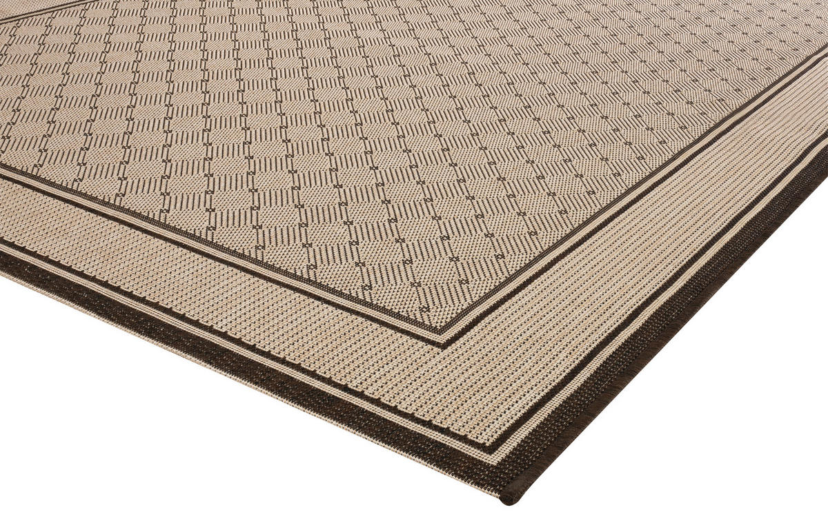 FLACHWEBETEPPICH  Wohnzimmer 60/110 cm Braun  - Braun, Basics, Textil (60/110cm) - Novel