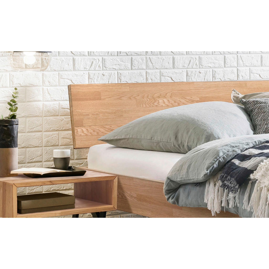 Thumbnail - Hasena Bett, Eiche, Holz, Eiche, massiv, 140x200 cm, in verschiedenen Größen erhältlich, Schlafzimmer, Betten, Einzelbet...