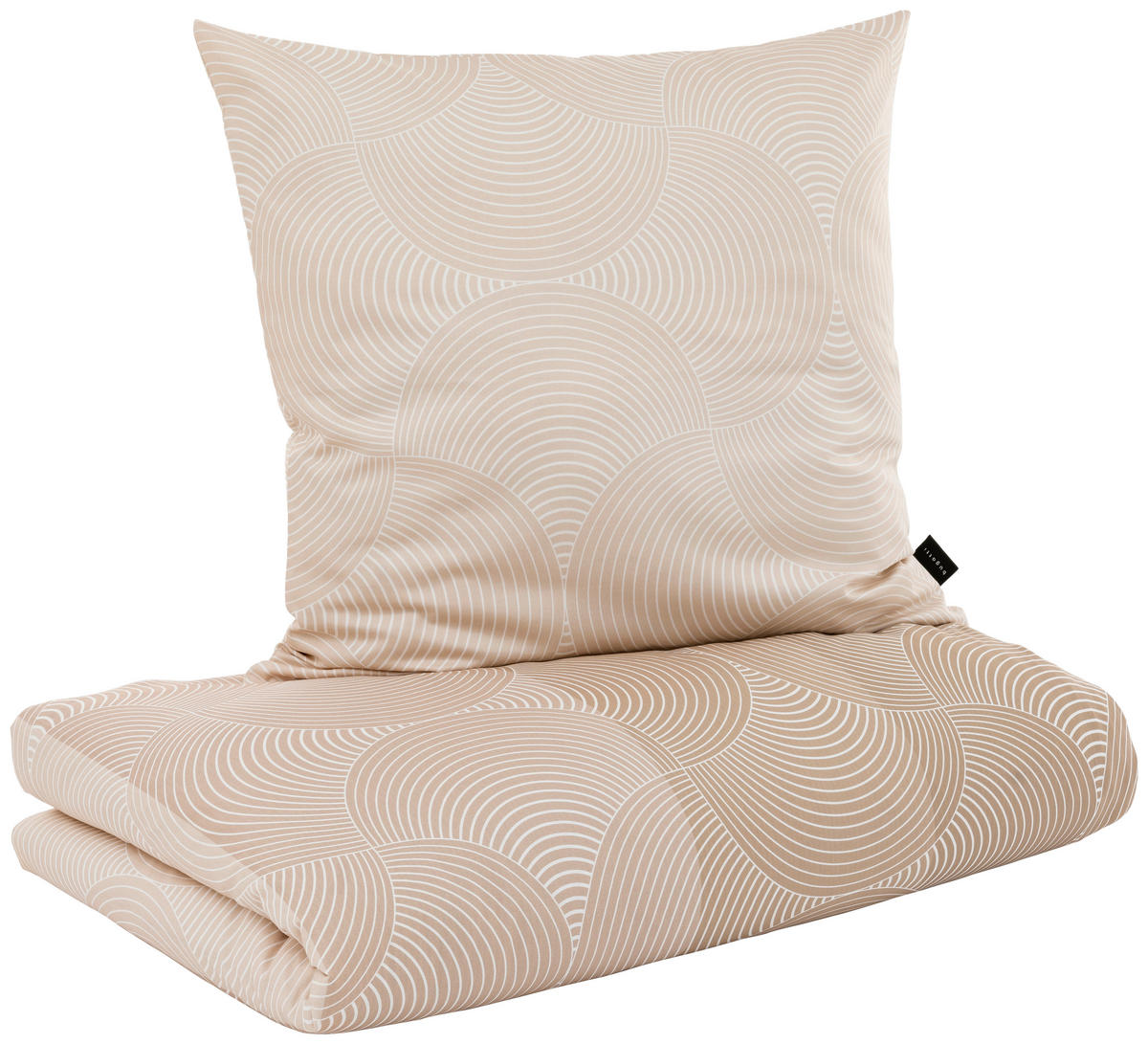 POSTEĽNÁ BIELIZEŇ, satén, prírodná farba, béžová, 140/200 cm - prírodná farba/béžová, Konventionell, textil (140/200cm) - Bugatti