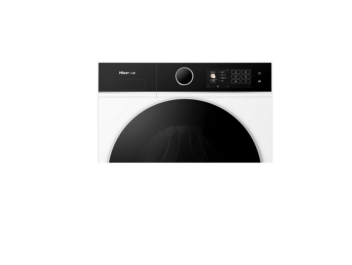 WASCHTROCKNER WD5I1045BWQ  - Schwarz/Weiß, Basics, Glas/Kunststoff (59,5/84,5/55cm) - Hisense