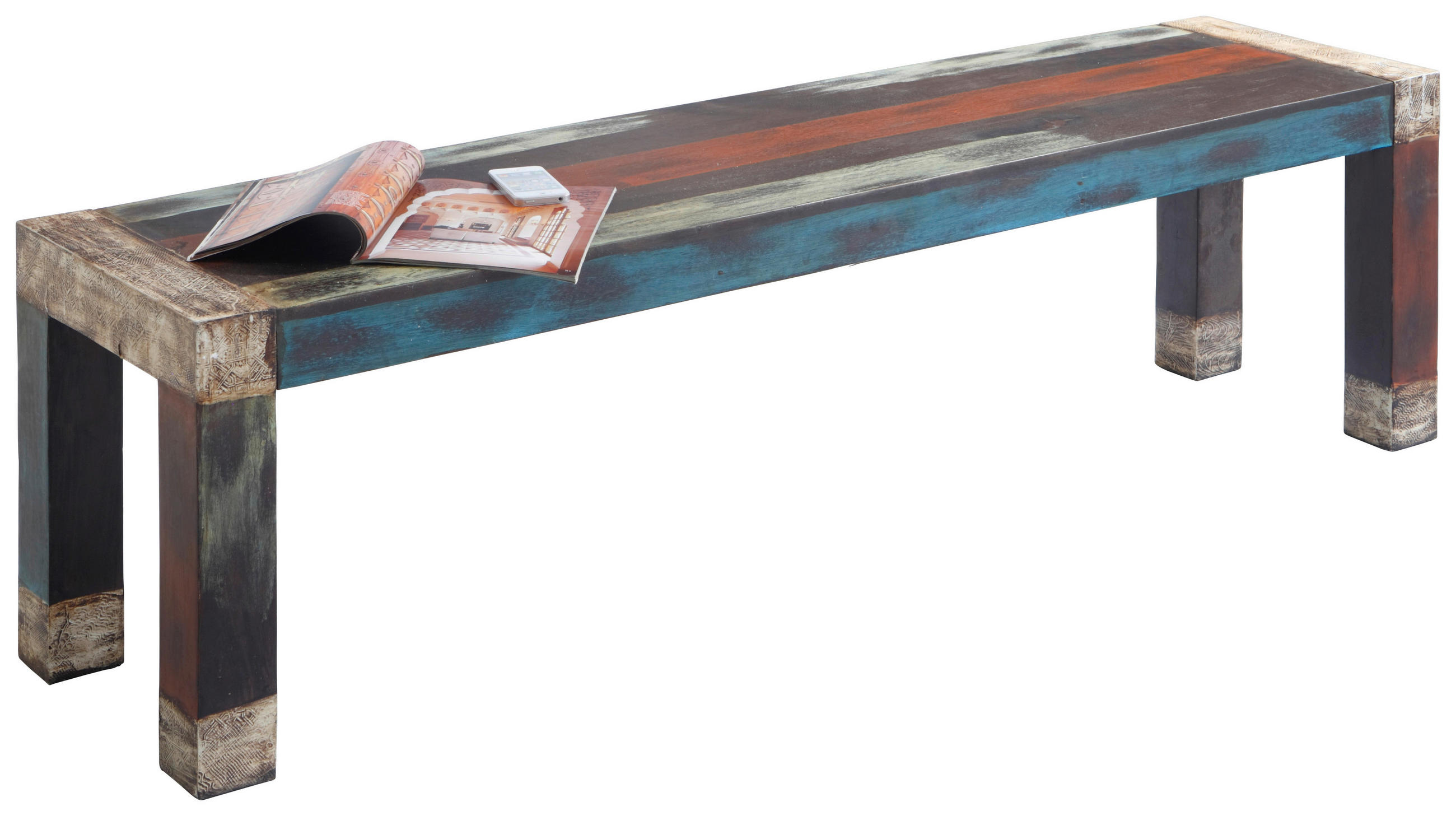 Livetastic SEDACÍ LAVICE, akácie, mangové dřevo, vícebarevná