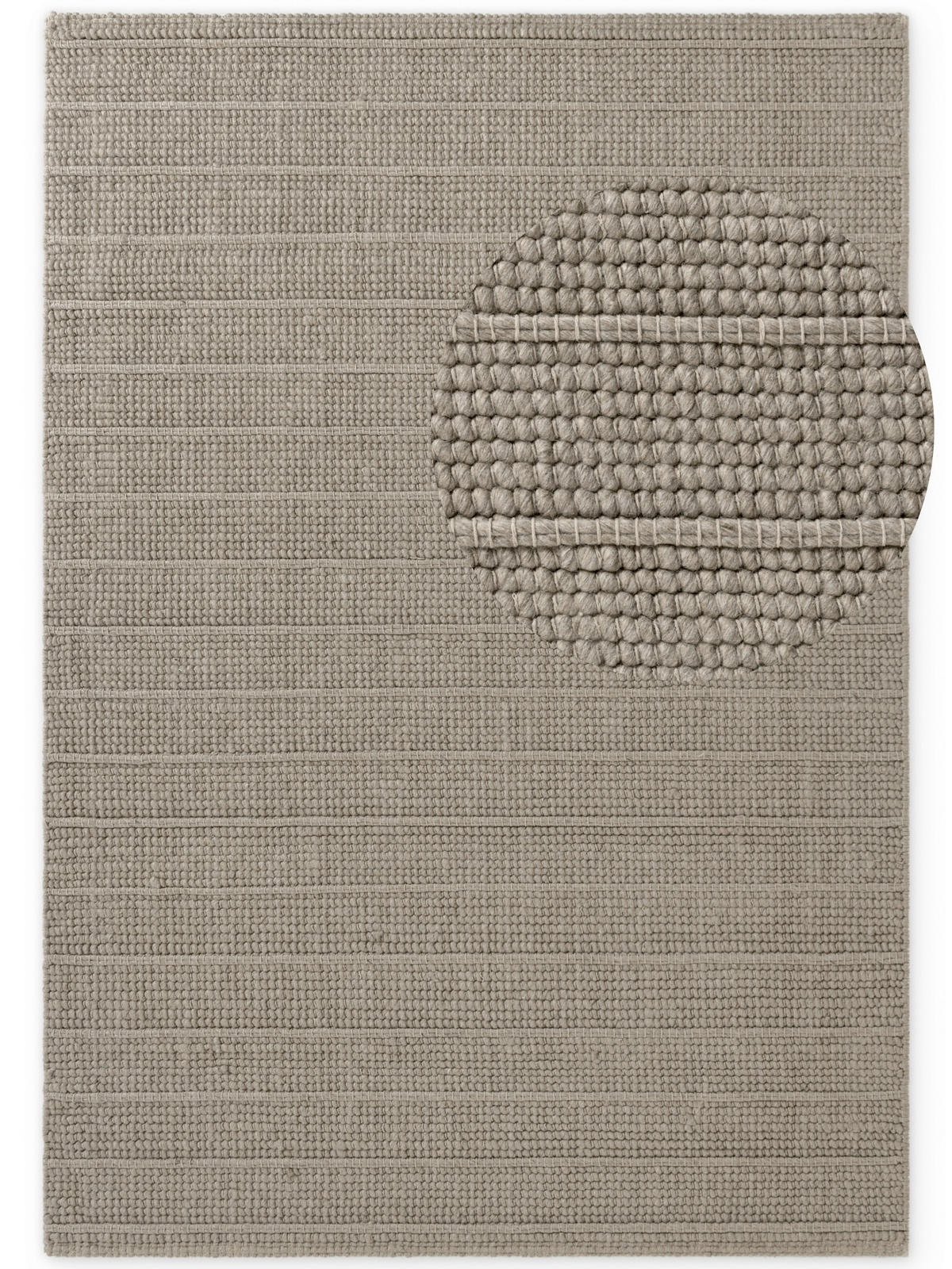 WOLLTEPPICH 120/170 cm Camden Grau rechteckig  - Grau, KONVENTIONELL, Textil (120/170cm) - Ted Baker