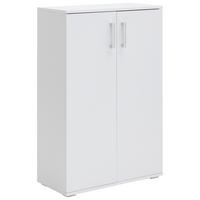 BOTNÍK, bílá, 70/106/33,4 cm - bílá/barvy hliníku, Konvenční, kompozitní dřevo/plast (70/106/33,4cm) - Xora