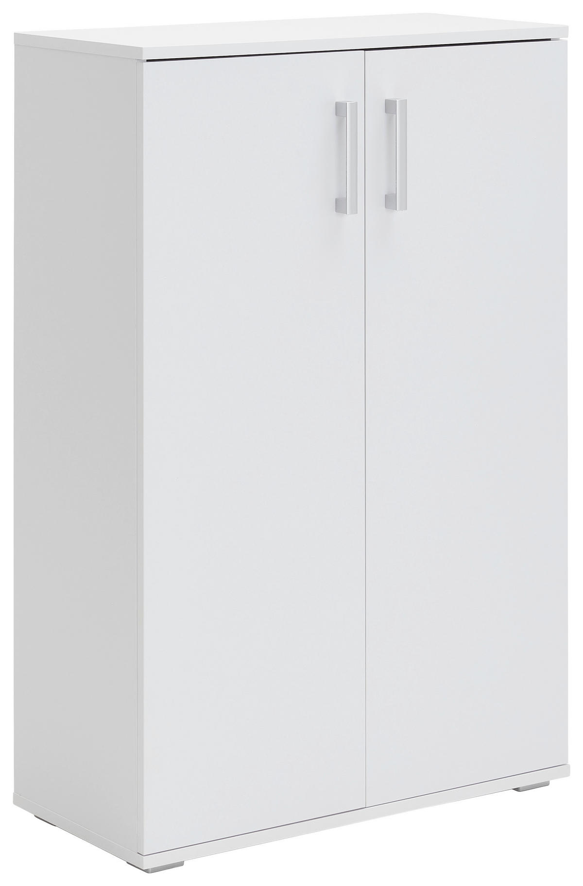 BOTNÍK, bílá, 70/106/33,4 cm - bílá/barvy hliníku, Konvenční, kompozitní dřevo/plast (70/106/33,4cm) - Xora