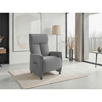 RELAXSESSEL in Textil Anthrazit  - Anthrazit/Schwarz, Basics, Kunststoff/Textil (76/114/84cm) - Sit & More